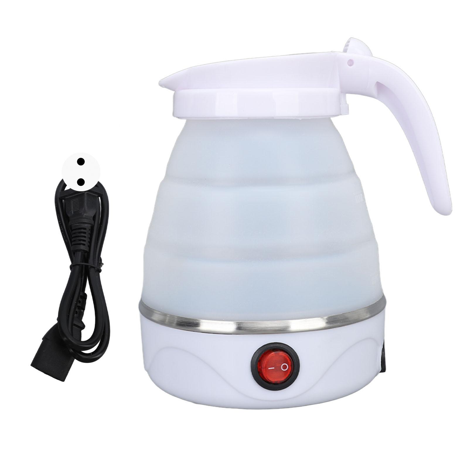 0,6 L Klapp Elektrische Wasserkocher 600W Faltbare Wasser Kessel Tragbare Silikon Elektrische Wasserkocher für EU Plug