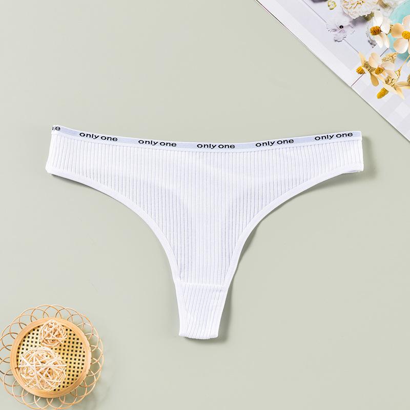 CFSC Damen-Unterwäsche in großer Größe, einfarbiger Druck, Tanga-Unterwäsche XXL weiß