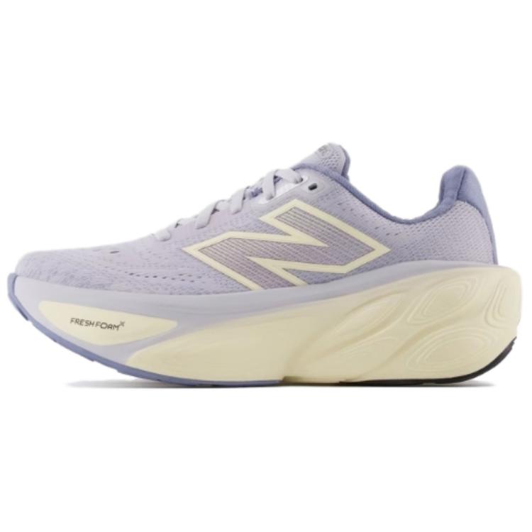 New Balance Fresh Foam X More V5 Mode Vielseitig Langlebig Low-Top Kurzstrecken-Laufschuhe Damen-Laufschuhe Grau Lila WMORCE5 35