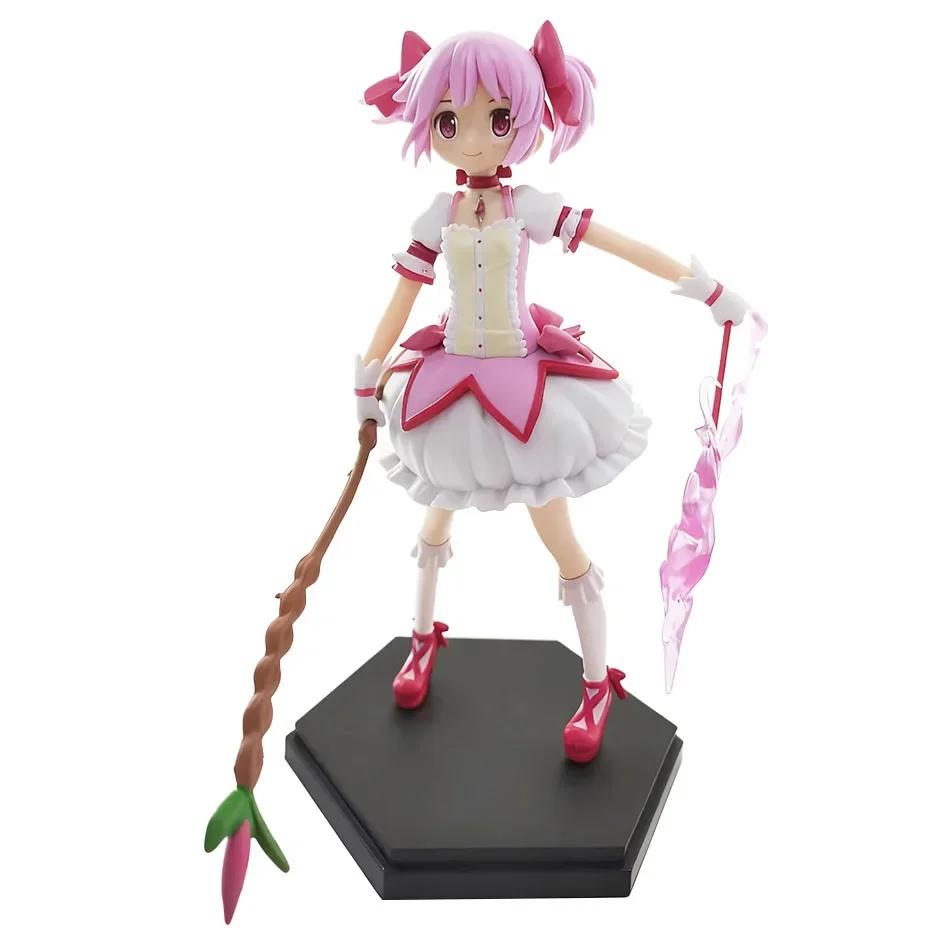 heißes Geschenk Puppen Spielzeug Puella Magi Madoka Magica Aniem Modell Kaname Madoka Action Modell Magic Girl Modell Dekor Statue Weihnachten