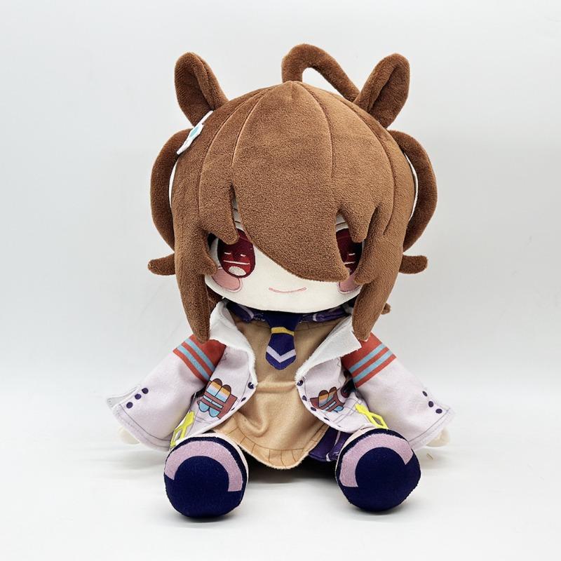 Beliebter Anime Uma Musume Pretty Derby Vodka Plüschtier Anime Spiel Niedliches Stofftier Weiche Baumwollfigur Sammlerstück Geschenk Für Fans 30cm brown