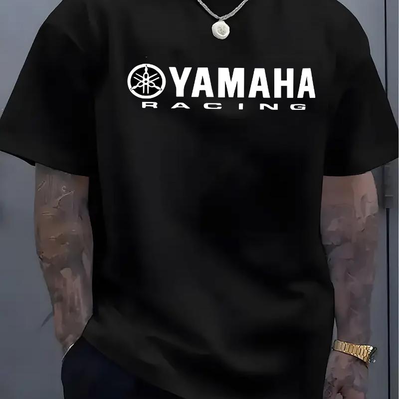 Yamaha Motorräder T-Shirt NEU Unisex Baumwoll-Tee Herrenmode Street Sports Kurzarm Damen Hochwertiges Rundhals-Top 4XL