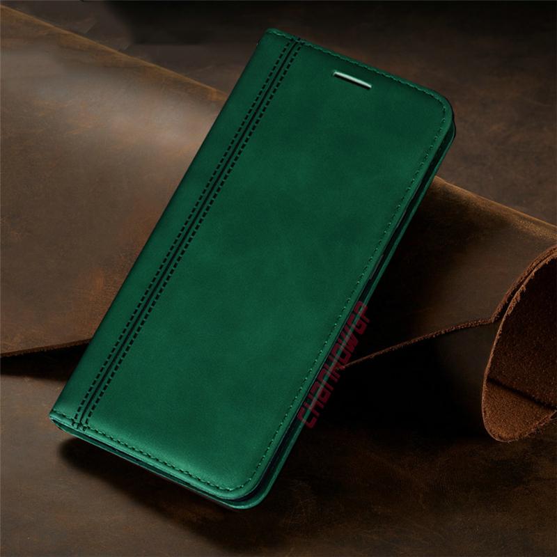 Luxus magnetische Ledertasche für Samsung Galaxy A51 A71 A01 A11 A21 A31 A41 A81 A91 Flip Case für Samsung A70 A50 A30 A40 A20 A10 M30 S Brieftasche Abdeckung Samsung Galaxy A41 grün