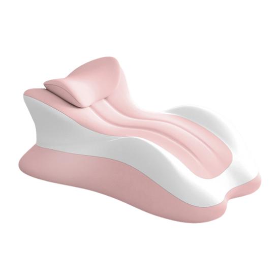 Kissen für Paare zur Intimität Memory-Schaum Kissen zur Entlastung von Brust und Rücken A rosa