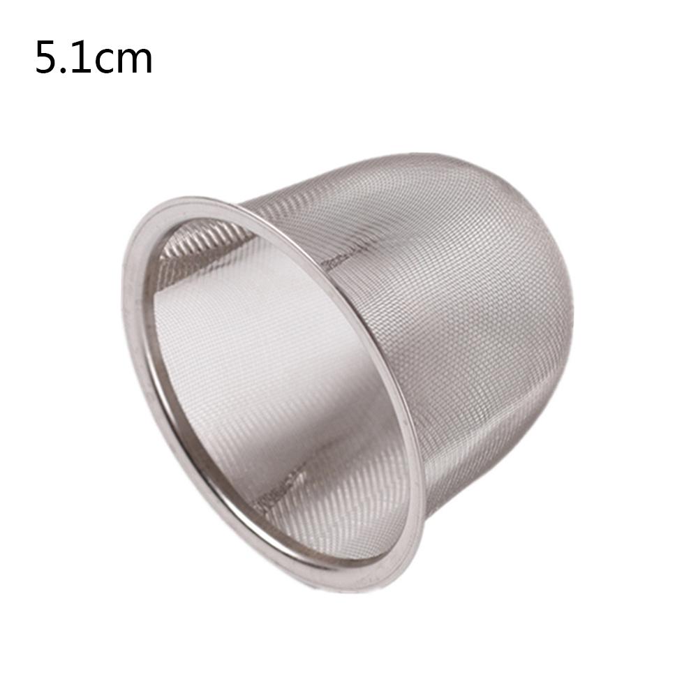 Wiederverwendbares Tee-Ei aus Edelstahlgewebe, Teesieb, Teekanne, Trinkgeschirr, Teeblatt-Gewürzfilter, Küchenzubehör 5.1CM