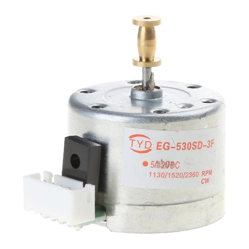 DC 9-12V 3-stufig 33/45/78 U/min Metall Plattenspieler Motor 25 mm Befestigungslöcher für Plattenspieler Motor