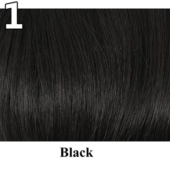 Damen Mode Schönheit synthetische Perücken Bobo kurze glatte Haare Cosplay Perücken Haar-Accessoires schwarz