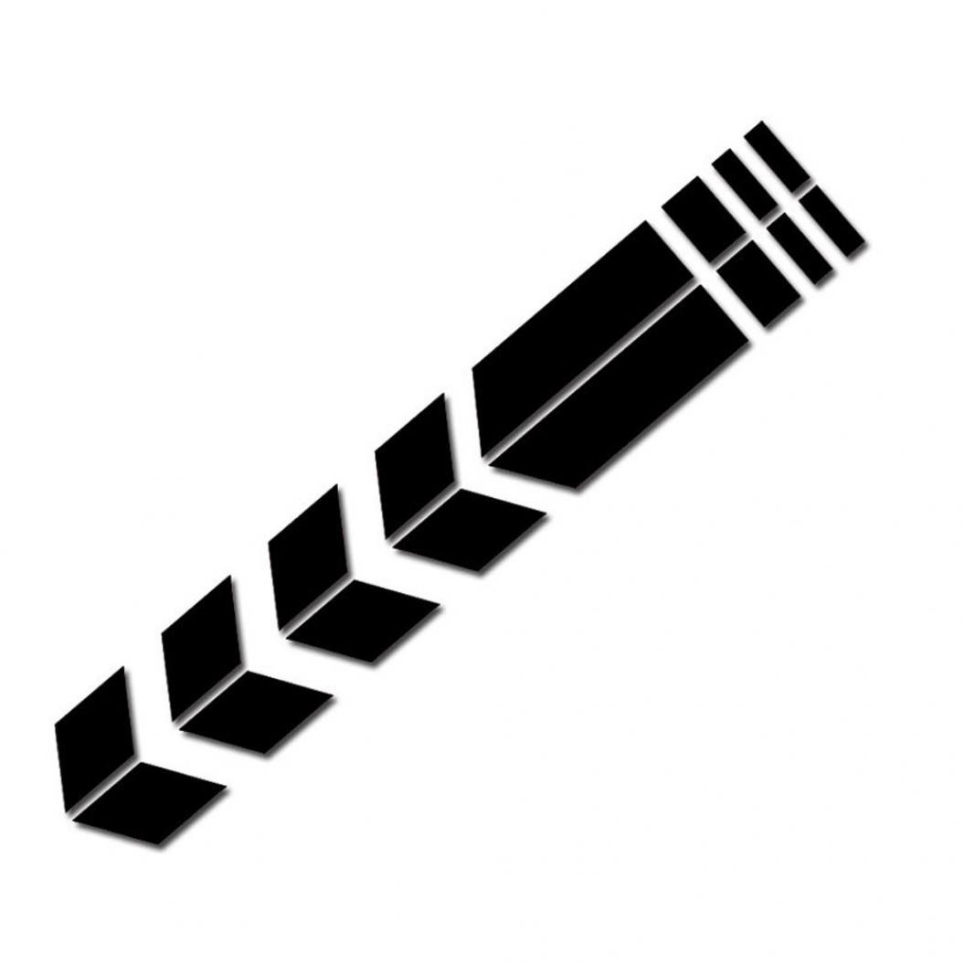 Coole, stilvolle Motorrad-Aufkleber, reflektierende Motorrad-Kotflügel-Aufkleber, Dekoration