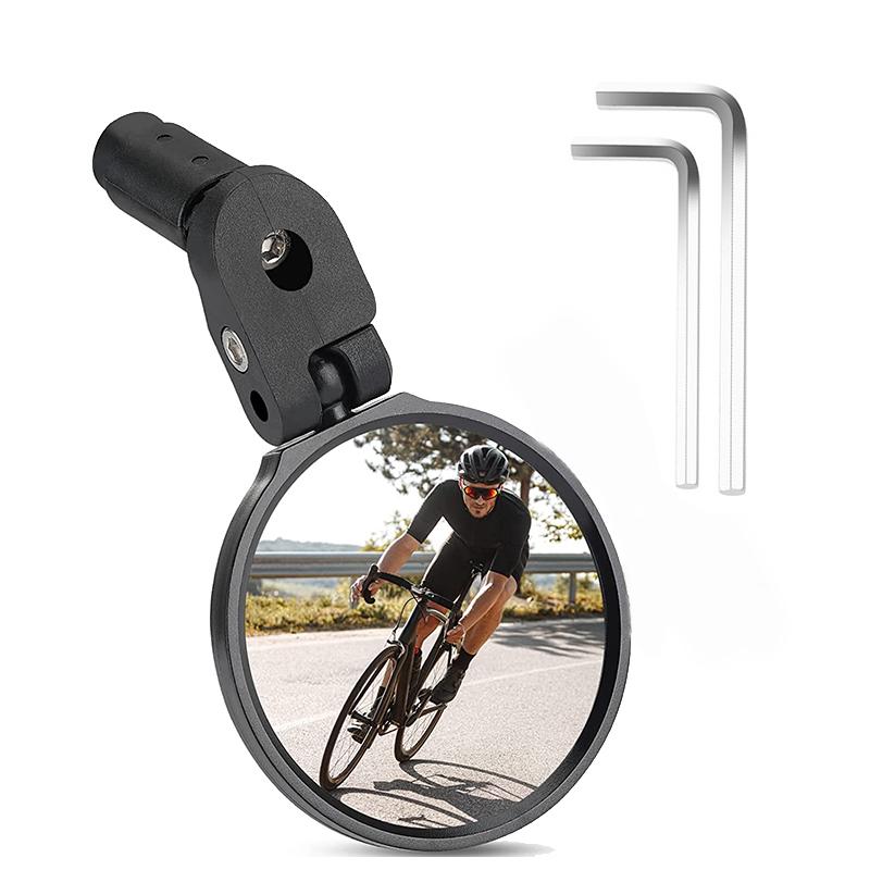 Fahrrad Rückspiegel 360 Rotation Einstellbar Radfahren Rückansicht MTB Road Fahrrad Lenker Spiegel Fahrrad Zubehör