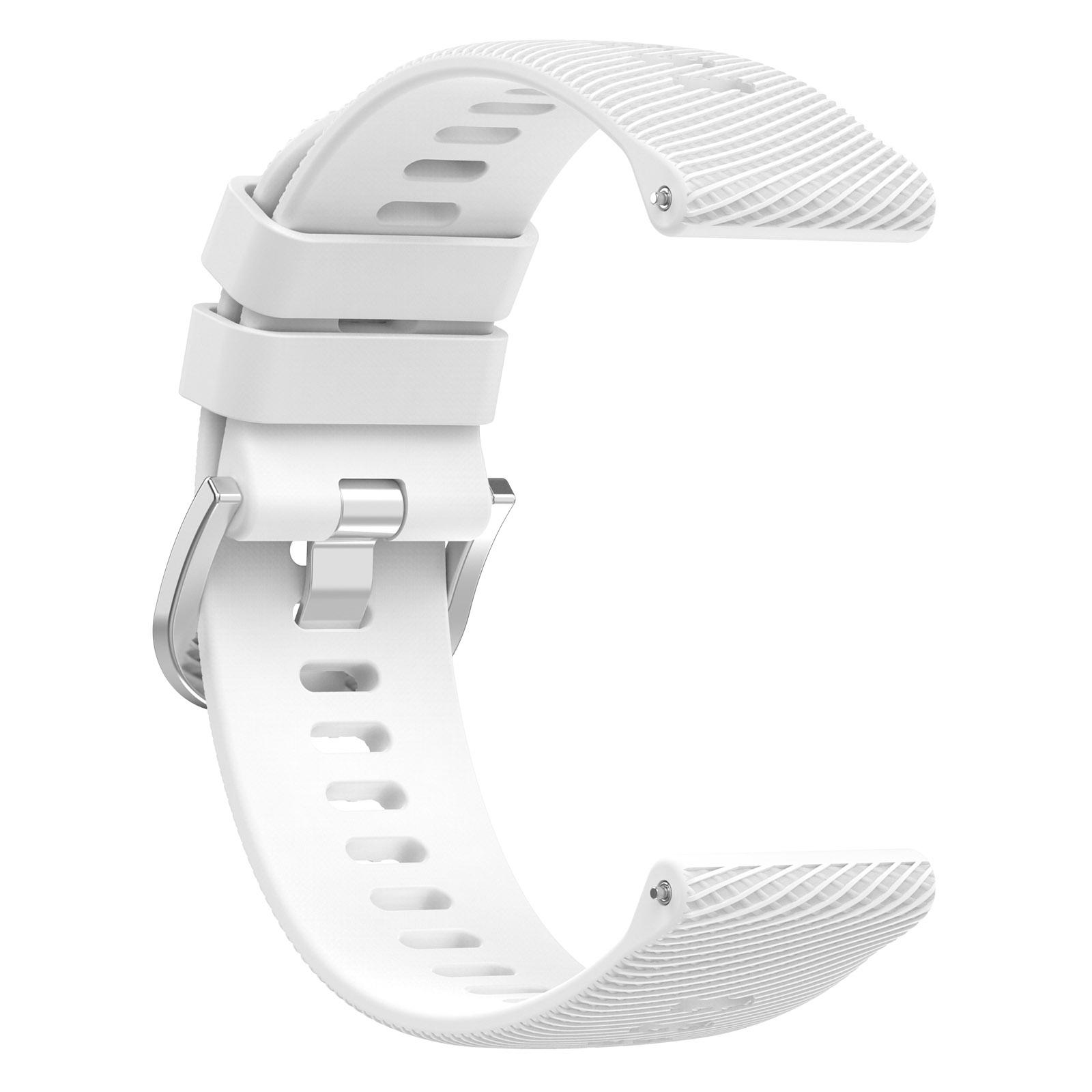 18mm Armband Für Garmin Forerunner 255S Silikon SmartWatch Band Handgelenk Strap Armband Für Garmin Forerunner 265S Garmin Forerunner255S/265 weiß