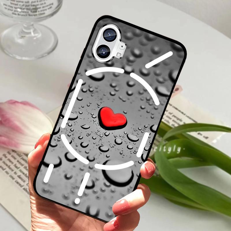 Hülle Für Nothing Phone 1 Hülle Stoßfest Schwarzer Bumper Rückseite Handyhülle Für Nothing Phone 2 Eins zwei Hülle Funda Nothingphone2 For Nothing Phone 2