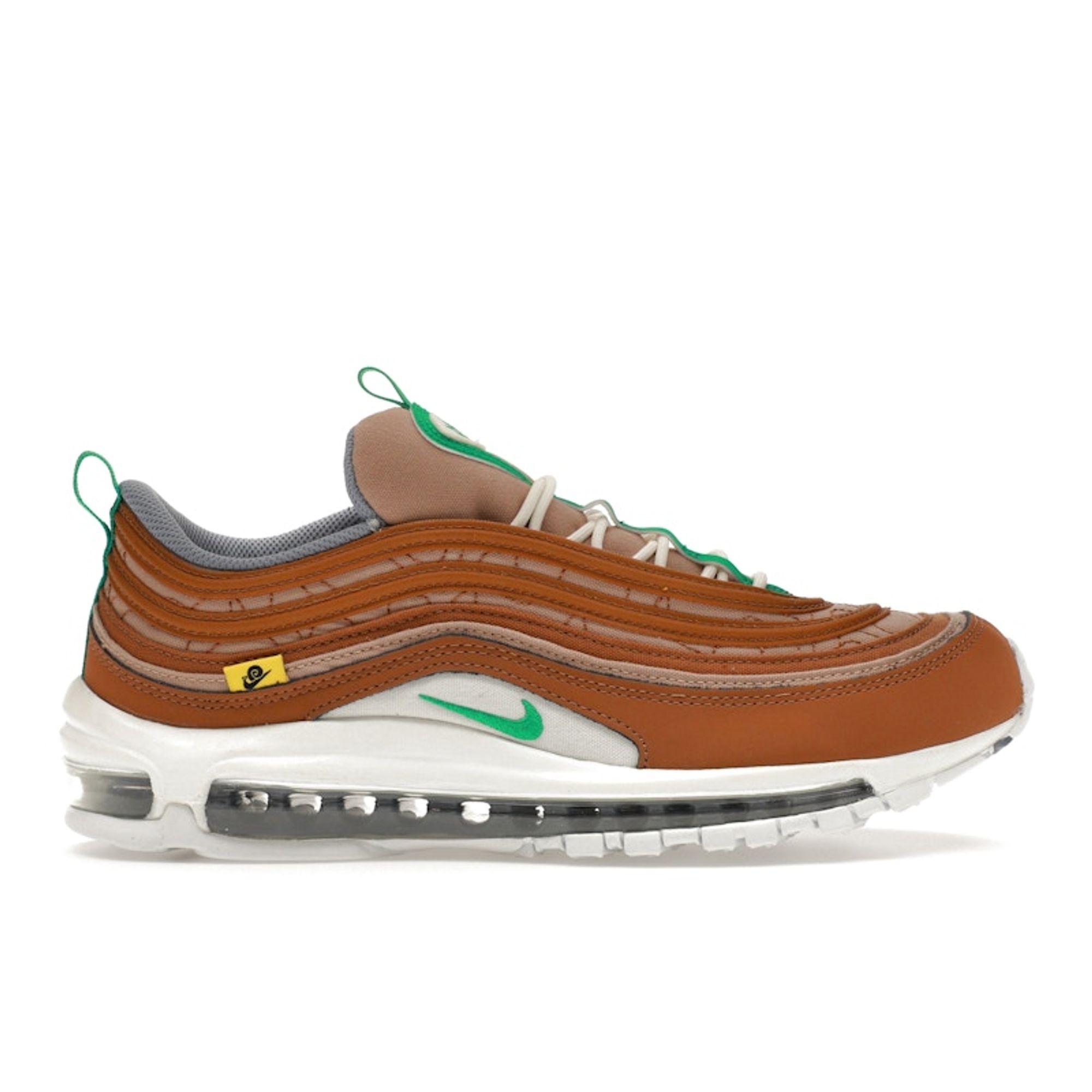 Nike Herren Air Max 97 SE Moving Company Herren Sneaker Braun Hanf Stadiongrün DV2621-200 45