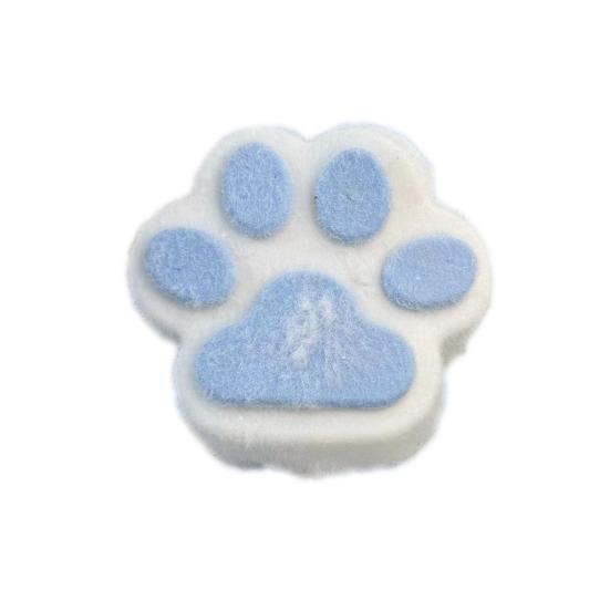 Neues Wintertier Mochi Soft Squeeze Cat Seal Heilspielzeug Abreact Fun Gift Blue Dot White Paws