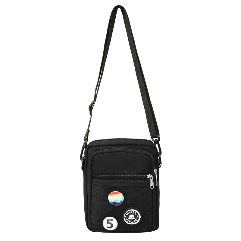 Kleine Umhängetasche für Herren, für Studenten, Umhängetasche, für Damen, Handytasche schwarz