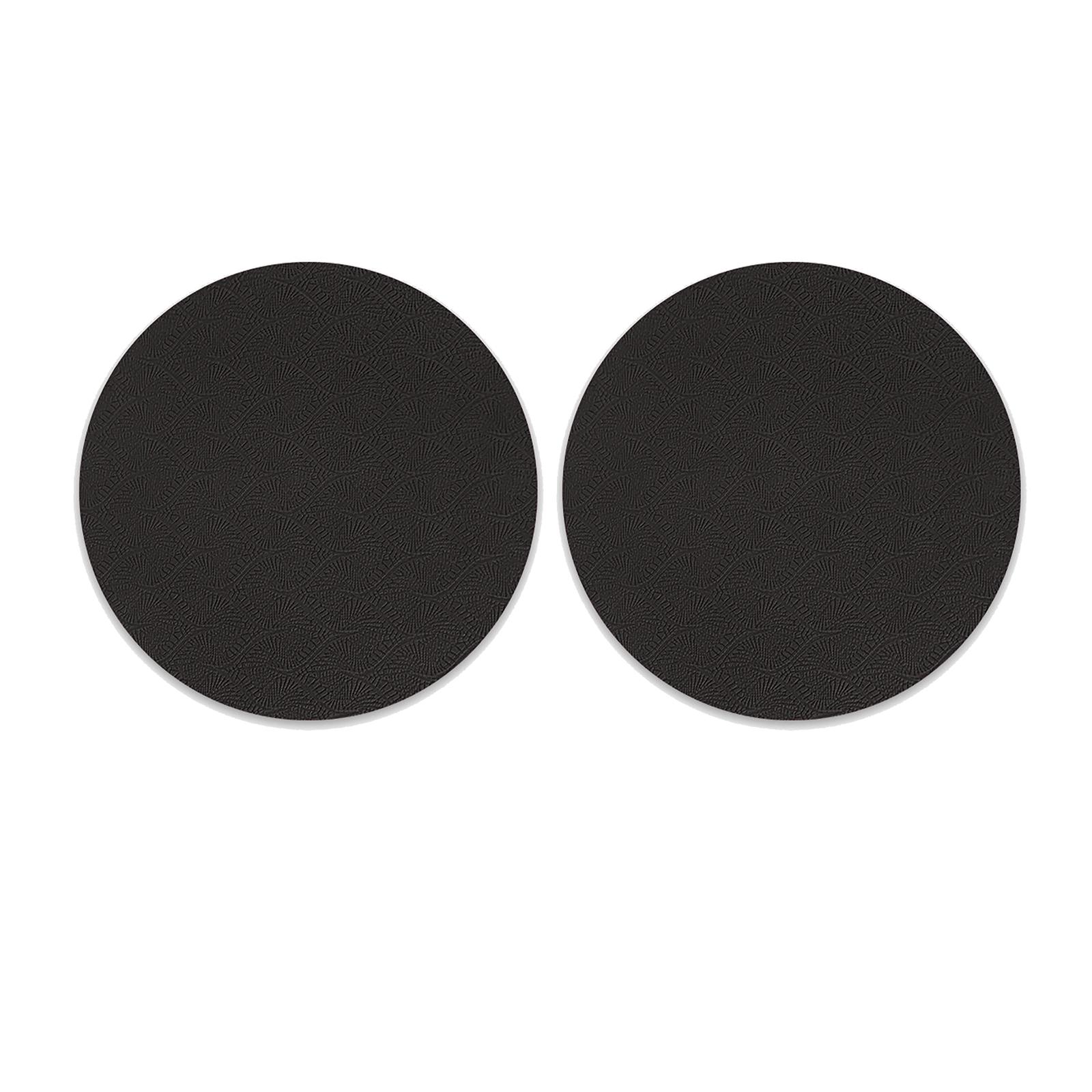 Yoga Kniepolster Ellbogenkissen Knie Ellbogen Polster Pilates Matte Übungsmatte für Schmerzen Befreit Gelenke bei Yoga Pilates Boden Workout schwarz