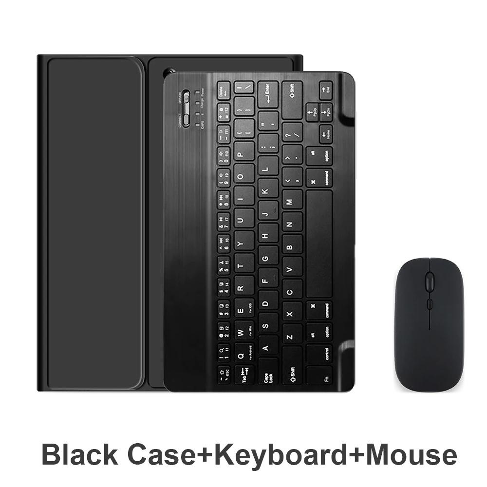 Hülle mit Tastatur für iPad 10.2 7/8/9. 10. Generation 10.9 Air 4 5 Pro 11 12.9 iPad Air 11 13 2024 Mini 6 Cover mit Bleistifthalter iPad Pro 11 2024 M4