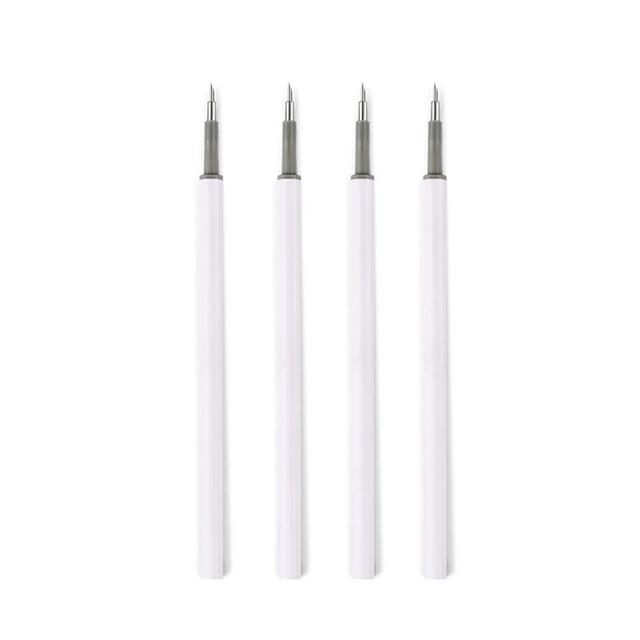 Kunst Allzweckmesser, Stift, Messer, geschnittene Aufkleber, Scrapbooking, Schneidwerkzeug, Express-Box, Messer, Schulbedarf, DIY-Bastelbedarf white Knife core-4pc