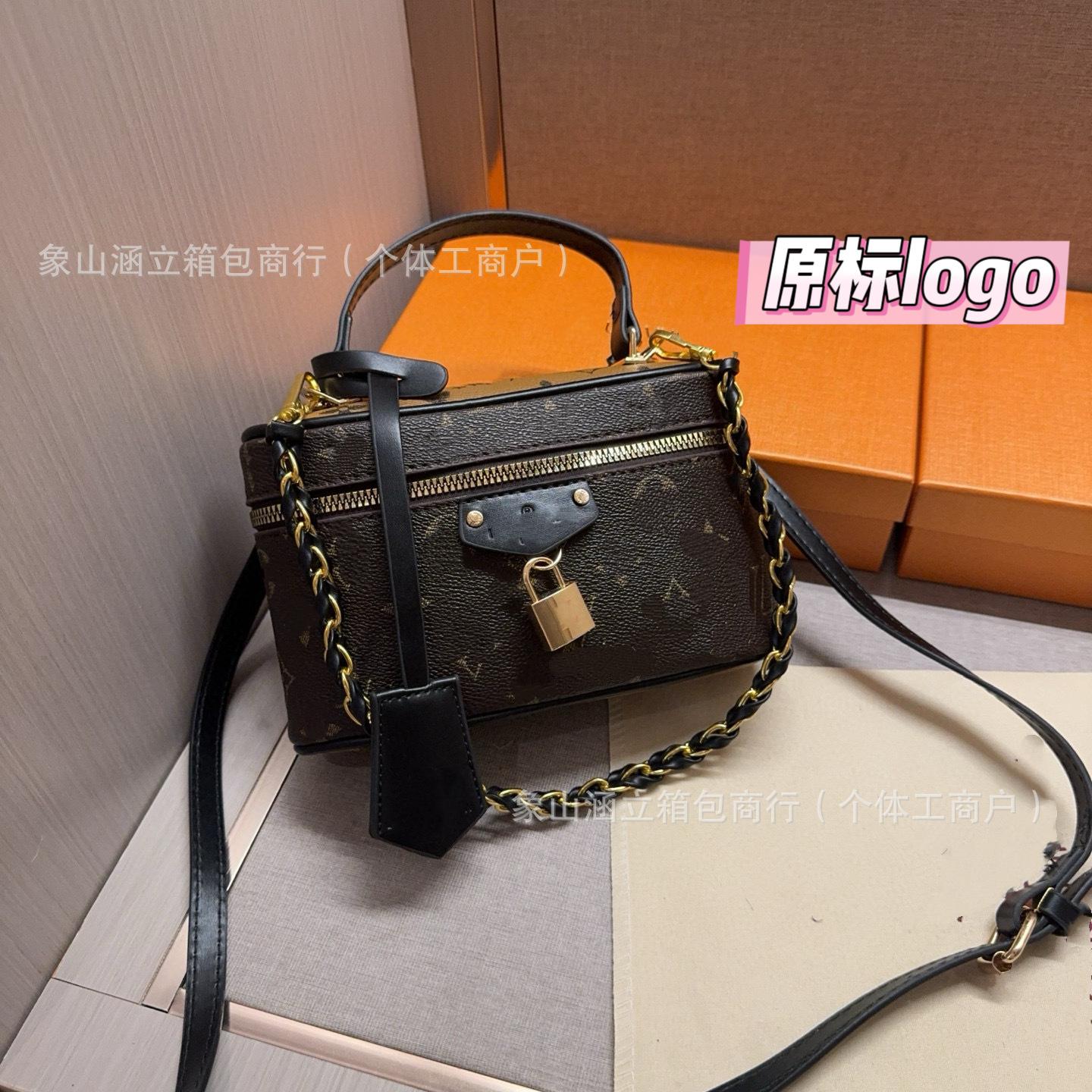 Damen-Tasche Sommer Neu Kosmetiktasche Box-Tasche Leichter Luxus Schulter-Crossbody Kleine quadratische Tasche Textur-Handtasche