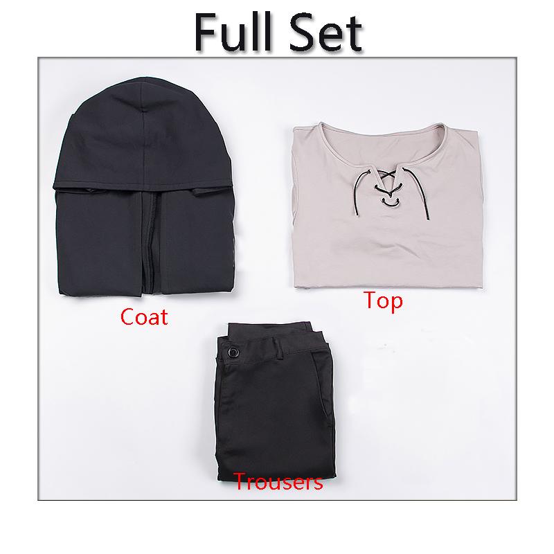 Anime Angriff auf Titan Cosplay Jaeger Eren Cosplay Kostüm Die Letzte Saison Uniform Schwarz Mantel Anime Frauen Männer Halloween Karneval L&Attack on Titan