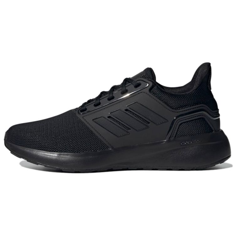 Adidas EQ19 Bequemes Material TPU Abriebfest Atmungsaktiv Leicht Niedrig geschnittene Laufschuhe Herren Laufschuhe Schwarz GV7373 42 black