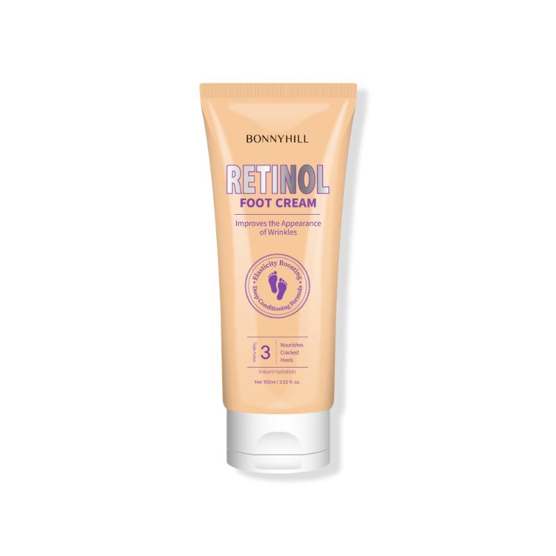 BONNYHILL Kollagen Handcreme / Kollagen/ Retinol/ Niacinamid Fußcreme 100 ml, Feuchtigkeitsspendend, Koreanische Kosmetik, K-Beauty Retinol Foot Cream