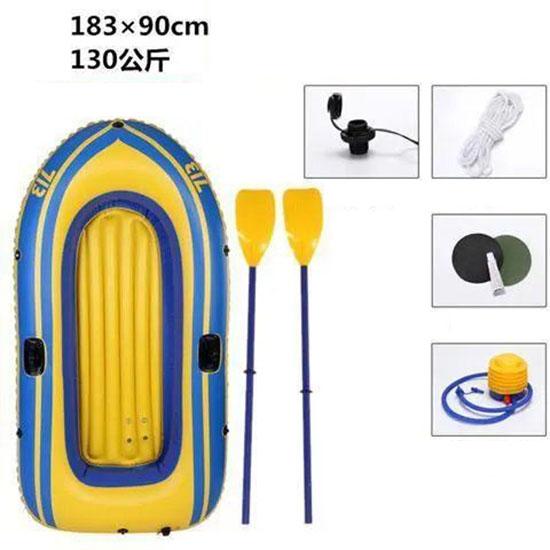 Aufblasbares Boot, aufblasbares Boot, verdicktes Schnellboot für den Außenbereich, Motorboot, aufblasbares Boot, Gummi-Schlauchboot, verschleißfestes Kajak M