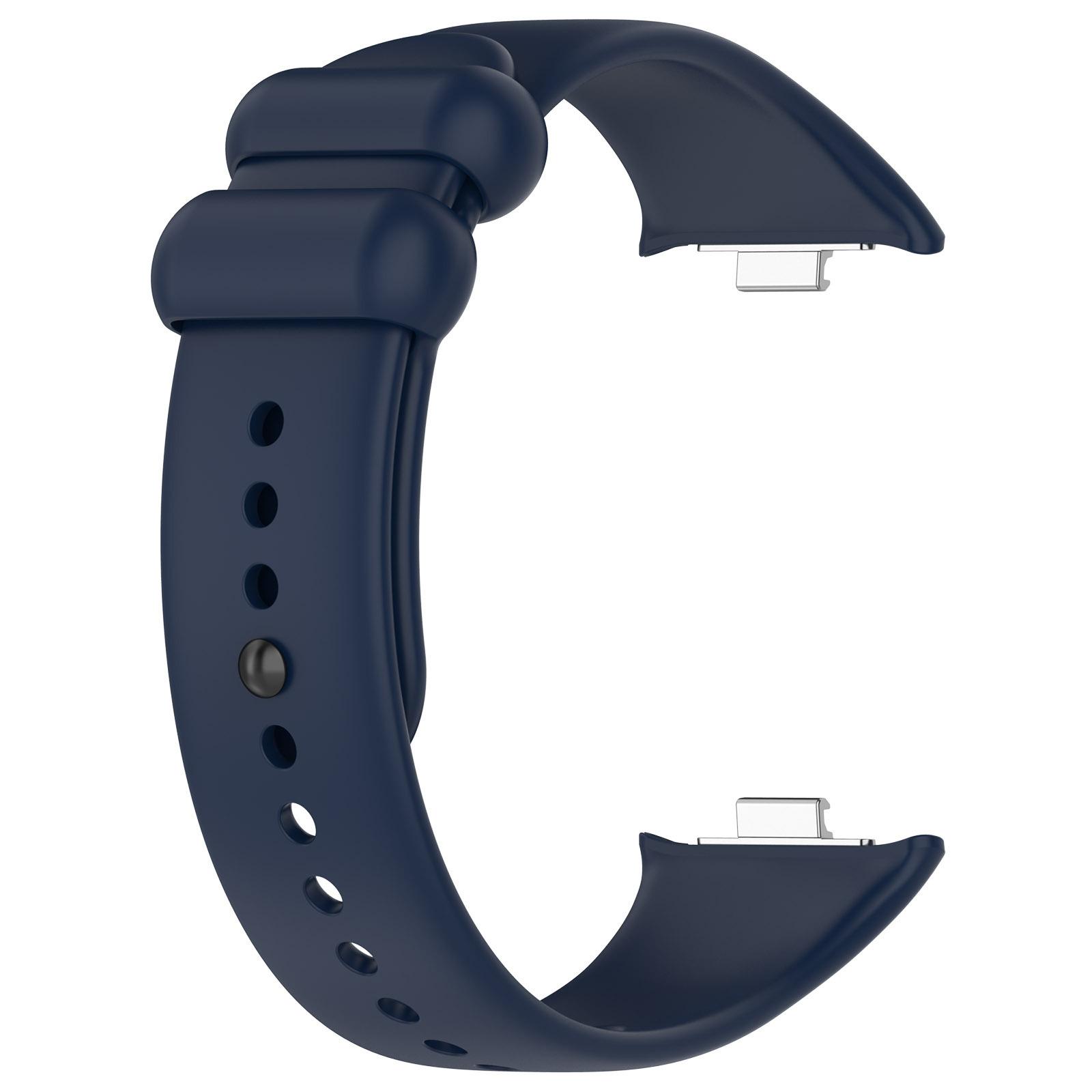 Silikonarmband für Xiaomi Band 9 Pro / 8 Pro Ersatzarmband für Xiaomi Mi Band 9Pro 8Pro Atmungsaktives Armband Armband Gürtel for Mi Band 9 Pro nachtblau