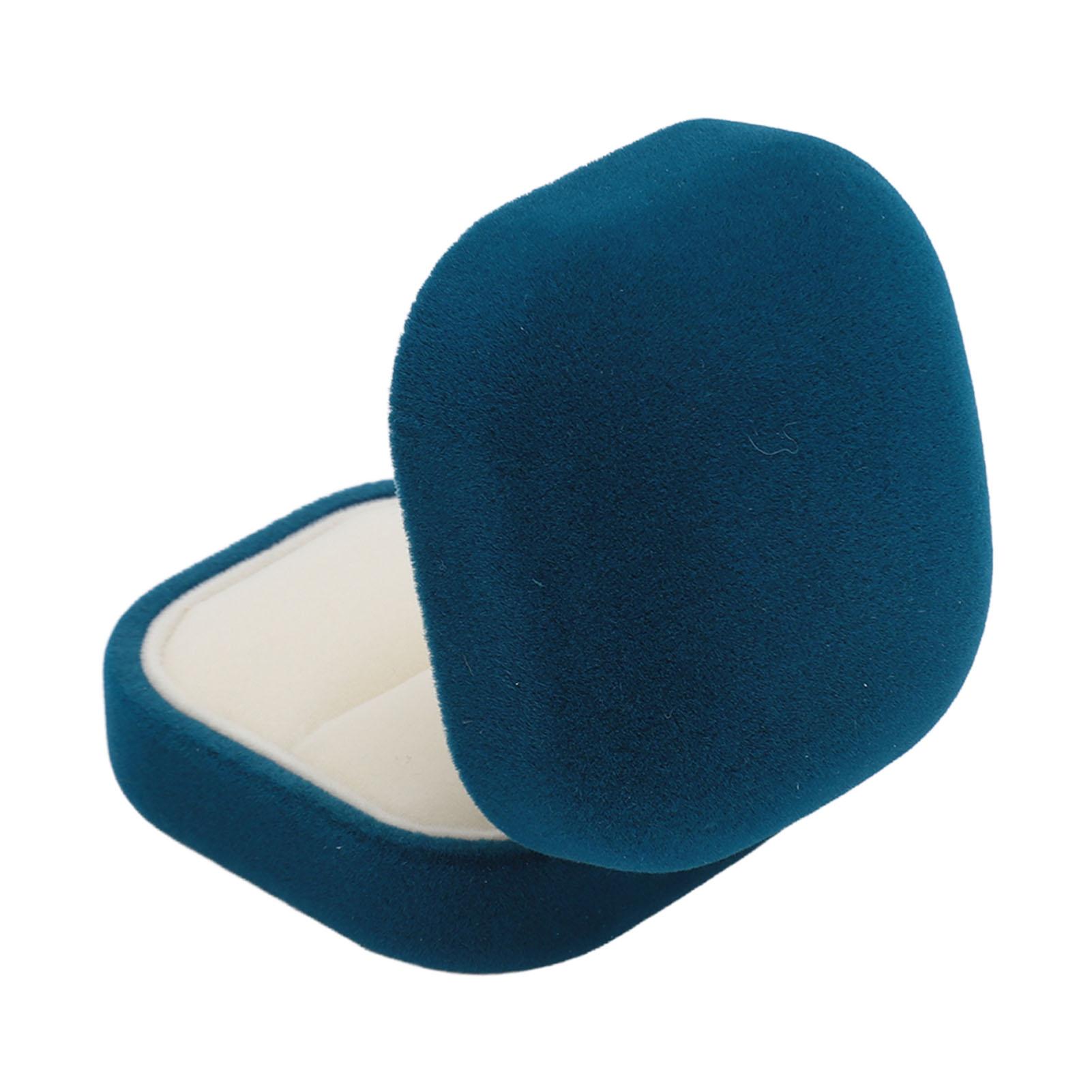 Samt Schmuck Geschenkbox Etui Weiche Fütterung Luxuriös Modisch Schmuck Aufbewahrungsetui für Heiratsantrag