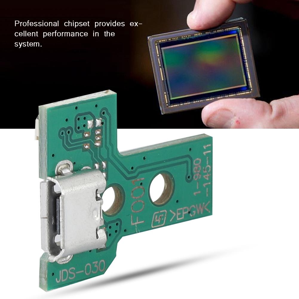 USB-Ladeplatine Anschlussbuchse Ladegerät JDS-030 für PS4 Controller Flachbandkabel