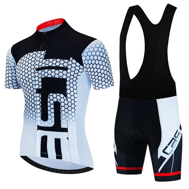 Radtrikot-Sets 2025 Herren Radbekleidung Sommer Kurzarm MTB Fahrradanzug Fahrradbekleidung Ropa XXL