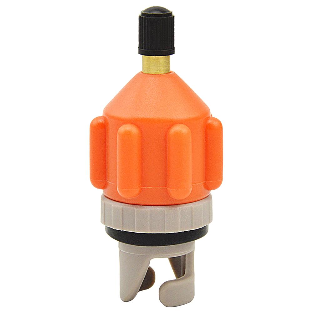 Schlauchboot SUP Pumpenadapter Luftpumpenkonverter Universalpumpenadapter Luftventiladapter Pumpe grau/orange