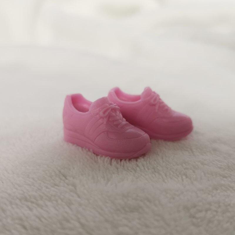 Mode High-Heel Schuhe Für Blythe Puppen 1/6 Mode Sneaker Schuhe Für Licca Puppe Mini Schuhe Für Momoko 1/6 BJD Puppenzubehör rosa