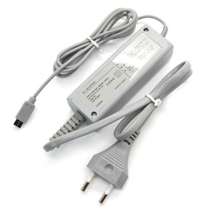 EU Chargeur Adaptateur secteur pour Nintendo Wii U Gamepad Console 100-240V