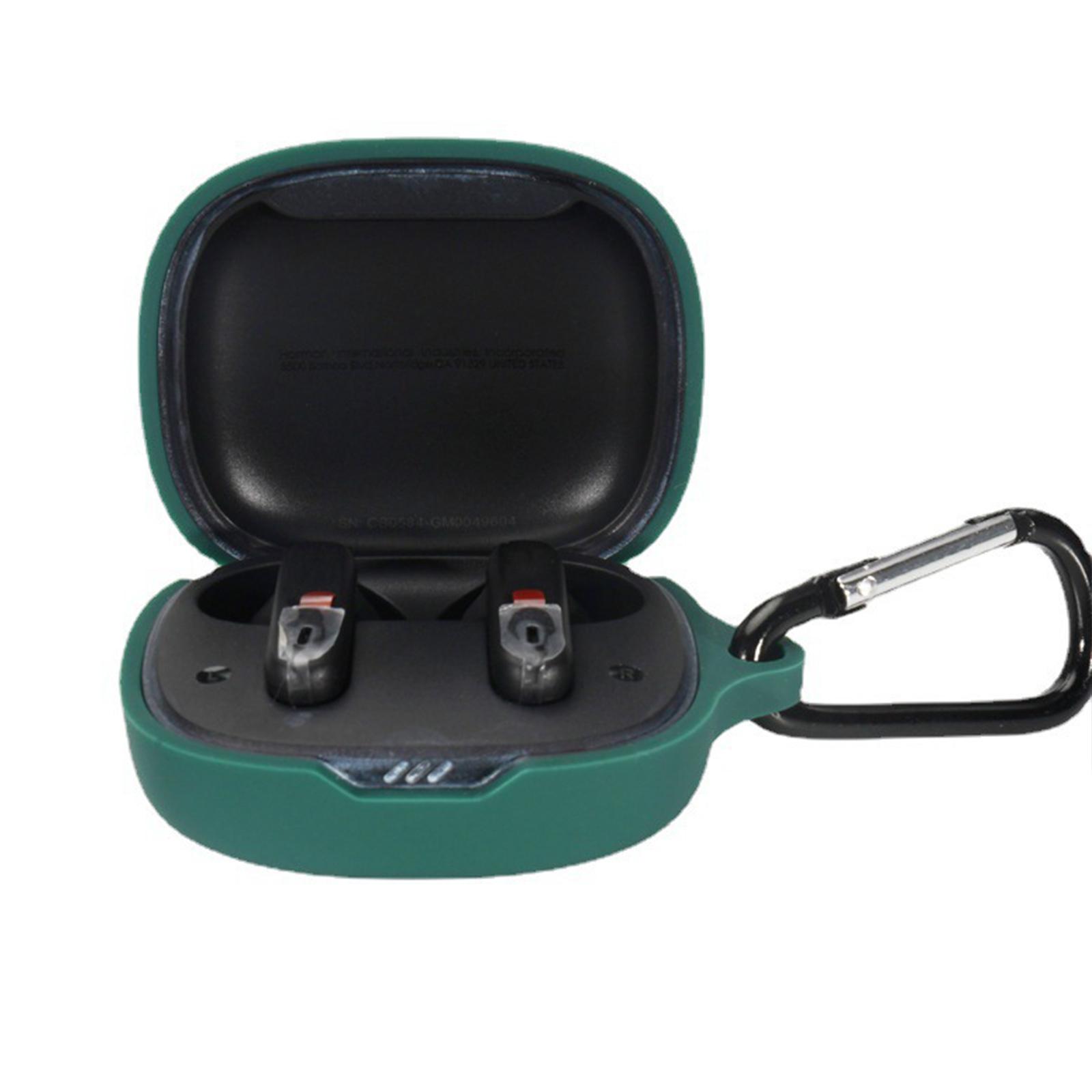 Kompatibel mit JBL Wave Flex Kopfhörer-Abdeckung – stoßfeste, kratzfeste Schutzhülle, waschbares Gehäuse, staubdichte Schalen dunkelgrau