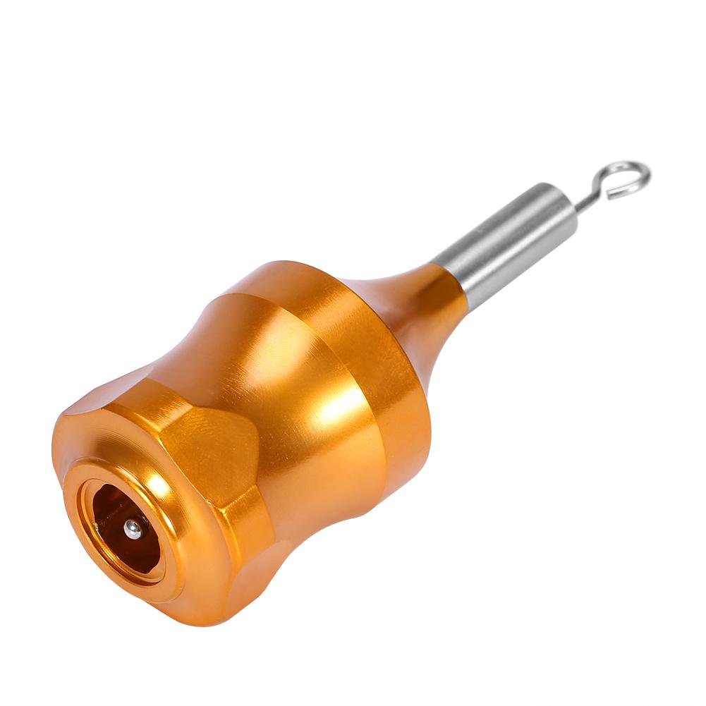 Aluminiumlegierung Tattoo-Kartusche Gerändelter Griff Tube Tattoo-Maschinenpistole Griff Gold