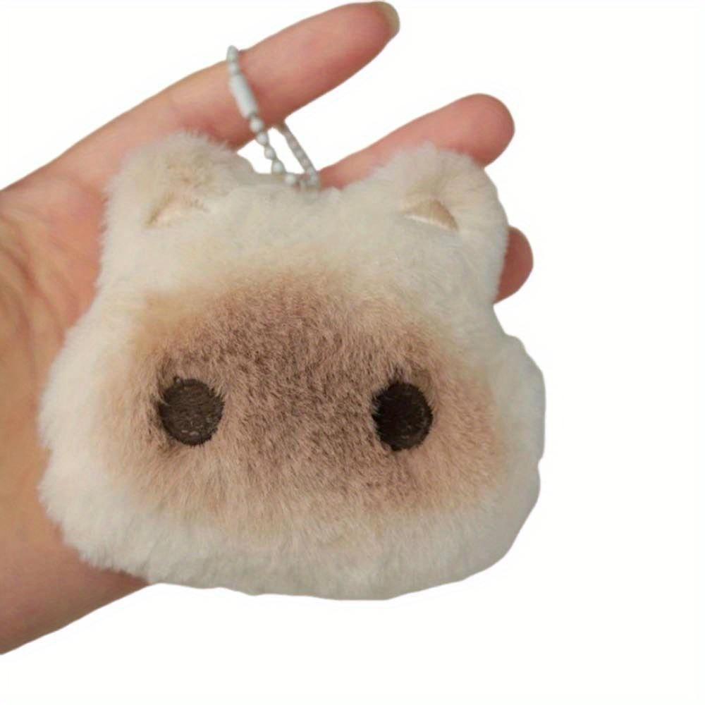 1PC Nette Stern Kreativität Rucksack Schlüsselanhänger Capybara Tier Urlaub Geschenk Für Freundin Plüsch Puppe Schlüsselanhänger Paare Geschenk