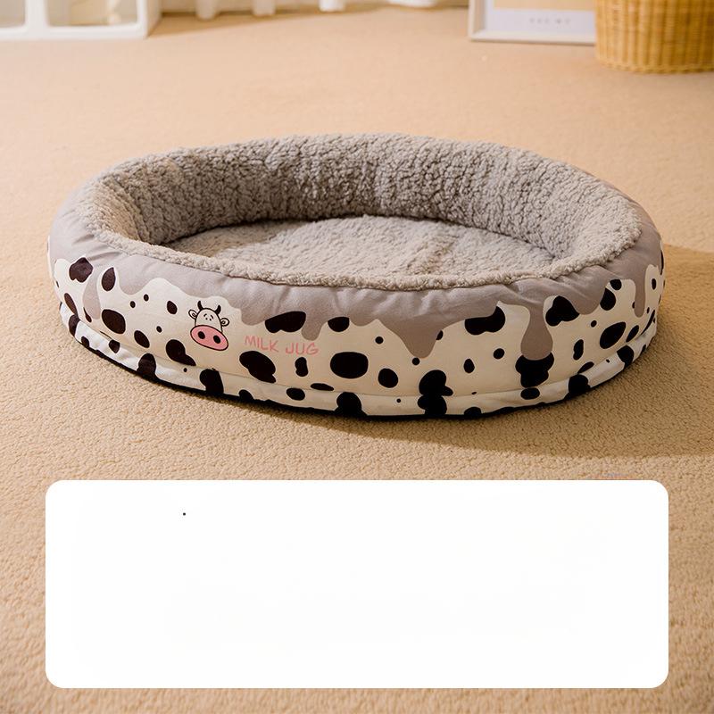 Kennel Ganzjahres-Hundebett Zerlegbar und Waschbar Hundematte Winterwarme kleine und mittelgroße Hundeschlafmatte Winter-Katzenstreu S: 45 * 35CM