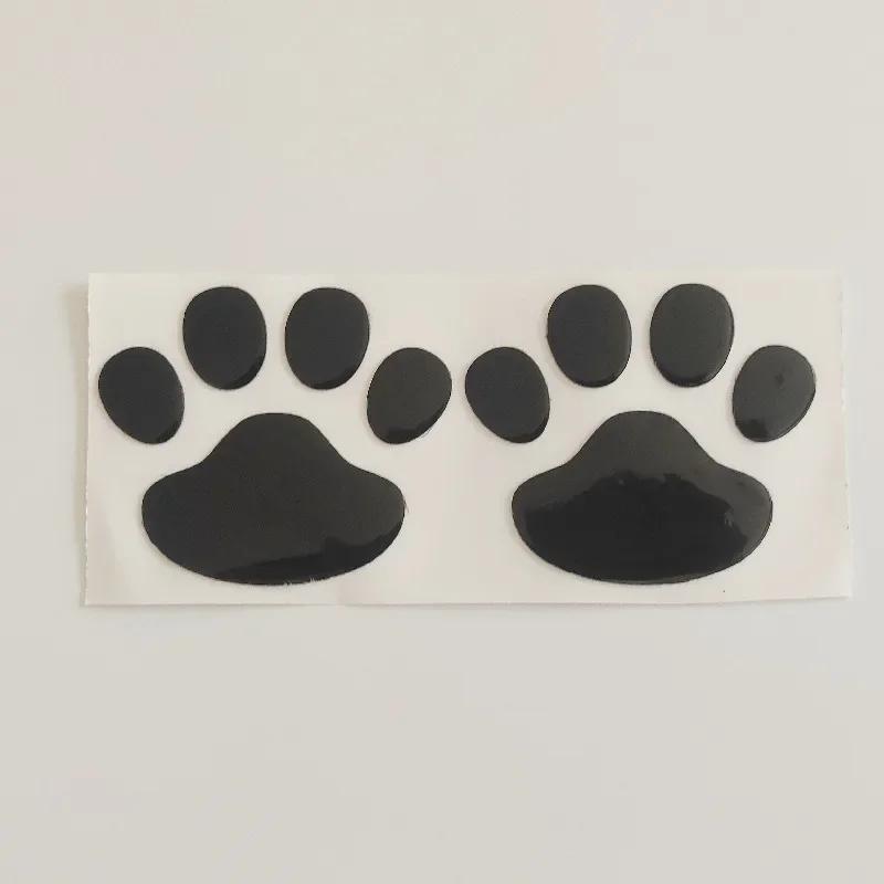 2-10 STÜCKE Autoaufkleber Pfote Tier Hund Katze Cooles Design Bärenfußabdrücke Fußabdruck Aufkleber Autoaufkleber für Auto Motorrad 4PCS