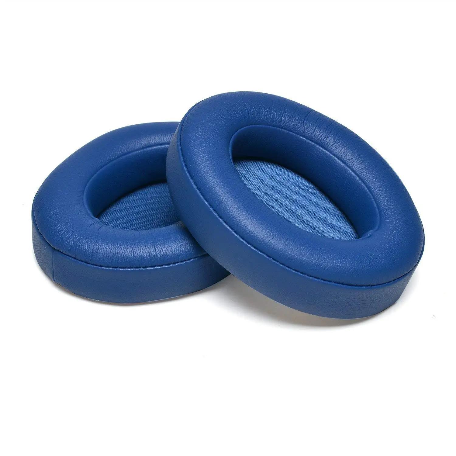 1 Paar Ersatz-Ohrpolster aus weichem Schaumstoff für Beats Studio 2 Studio 3 Wireless-Kopfhörer, hohe Qualität blau