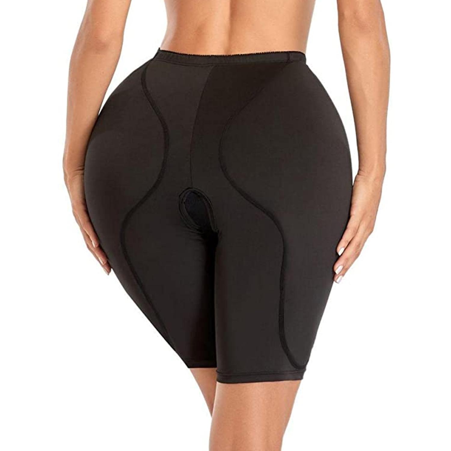 Damen Shapewear Hüftpolster Hüftverstärker Butt Lifter Sexy Push Up Intimate Padded Body Shaper Crossdresser Höschen Fake Ass Unterwäsche S schwarz