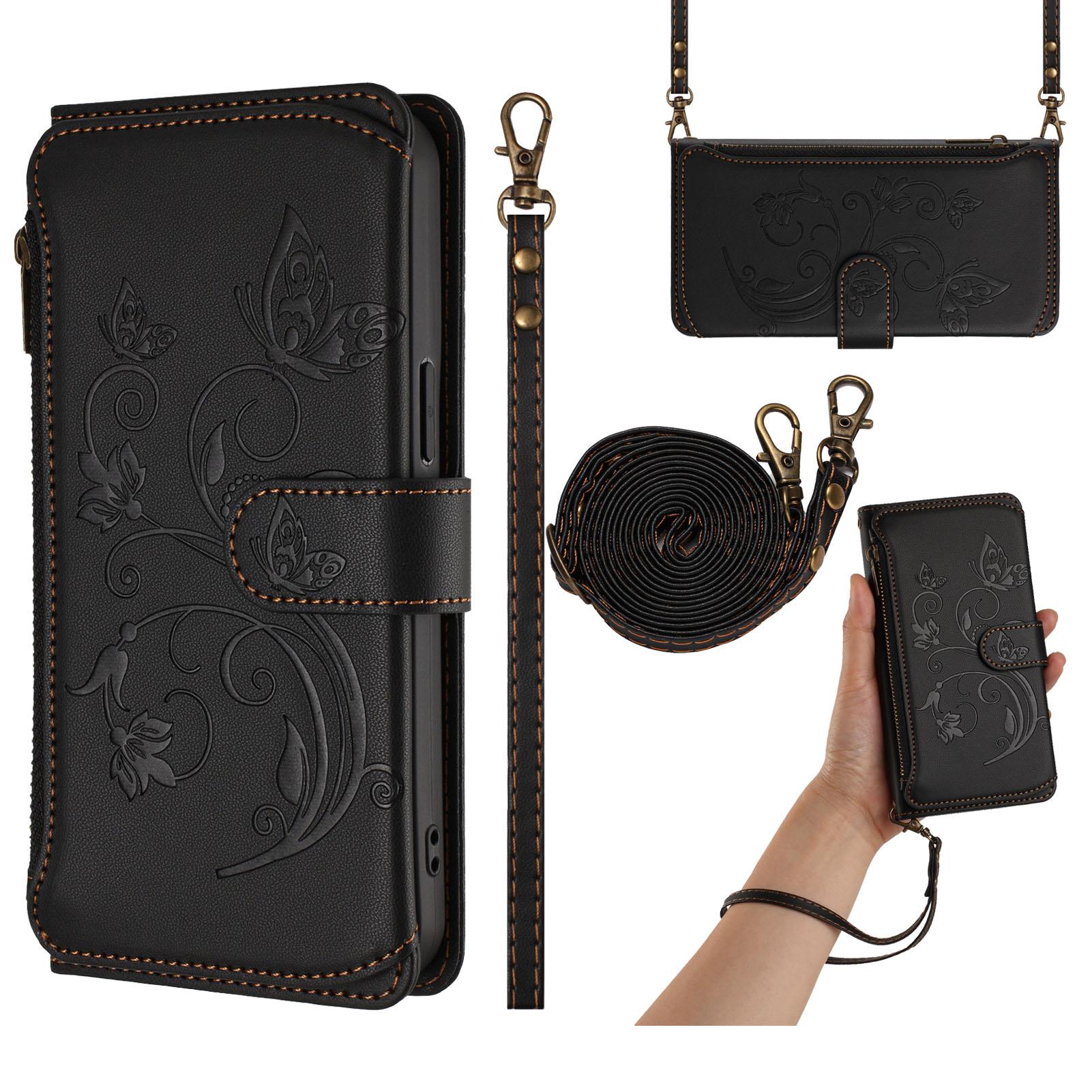 Leder Klapphüllen Für T-Mobile REVVL 8 7 6 6X Pro T Phone 3 2 5G Hülle Kartenetui Handy Tasche Zweischichtiges Aufbewahrungsfach T-Mobile T Phone 3 schwarz