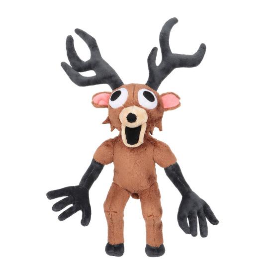 Wald Reh Plüschpuppe Weiches Stofftier Umarmbares Kissen Kinder Kuscheltier Weihnachtsgeschenke für Jungen und Mädchen A