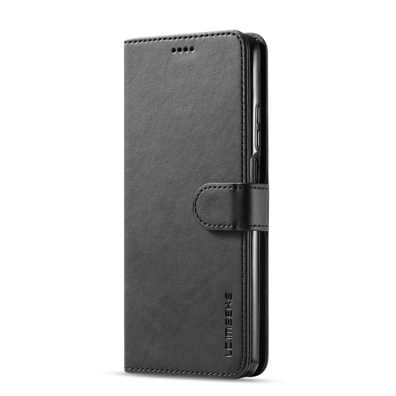 Hülle für Redmi Note 9 Pro Hülle Leder Vintage Handyhülle auf Xiaomi Redmi Note 9S Note9 Pro Max Hüllen Flip Magnetic Wallet Cover Redmi Note 9 Pro schwarz
