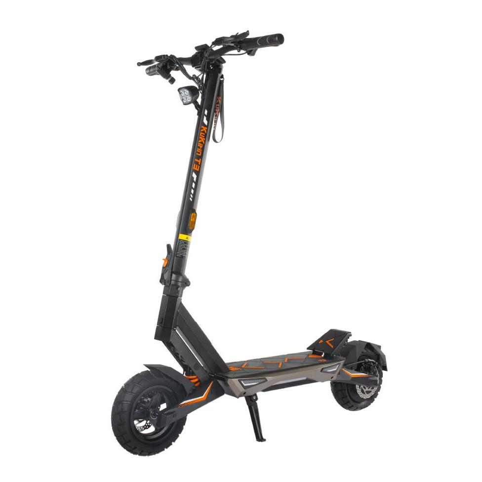 KuKirin T3 Faltbarer Elektroroller für Erwachsene 800W Motor 48V15.6AH Akku 10 Zoll Reifen Tragbarer E-Scooter Ideal für den Stadtverkehr und den täglichen Einkauf schwarz