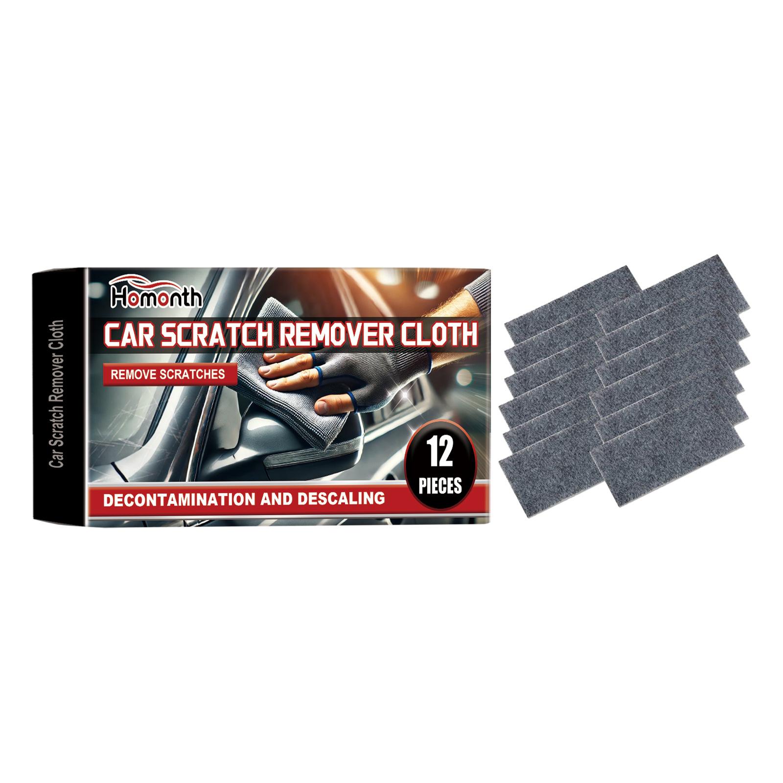 Auto-Kratzer-Entferner-Tuch, Nano Magic Scratch Repair Cloth, Auto-Poliertuch, Auto-Kratzer-Entfernung für die Autopflege 12pcs