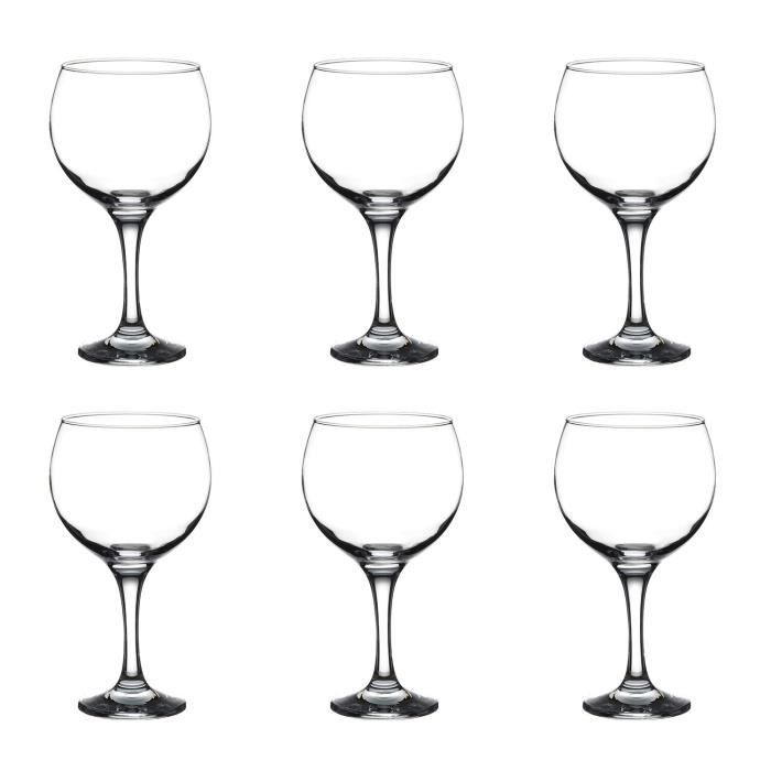 Cocktailgläser - Cubata - 6er Set - Fassungsvermögen 630 ml - Glas - Ideal für Ihre Getränke
