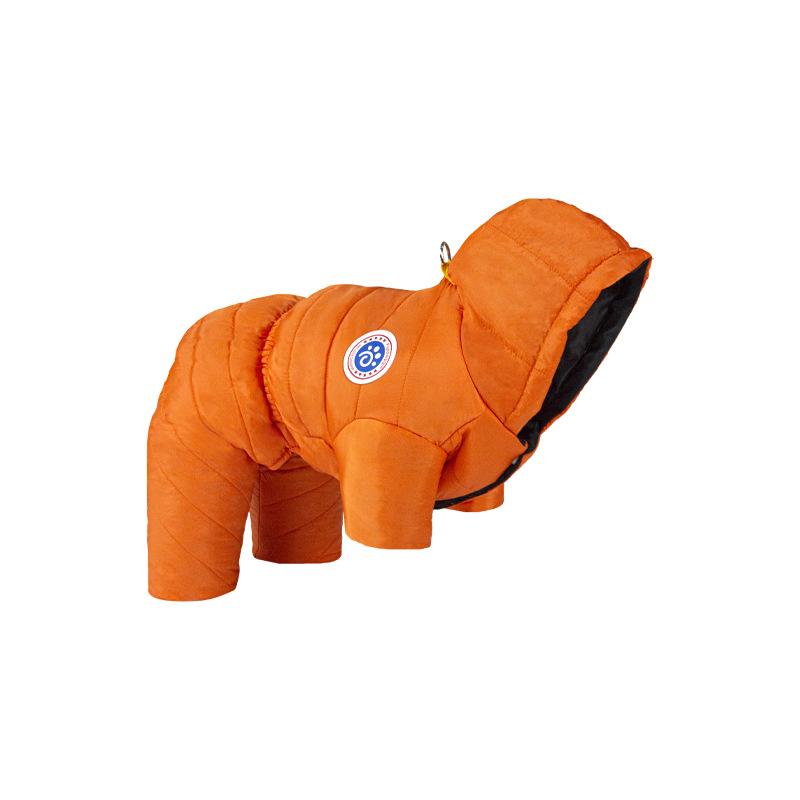 Wasserdichter Winterhunde Mantel Haustier Kleidung Welpen Kleidung Weste Warme Hunde Kleidung XL orange