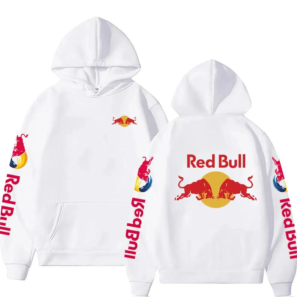 Red Bull Logo Print Herren Hoodie Frühling Herbst Neue Mode Lässige Mode Bequem Warm Locker Übergroß Y2k Damen Herren Hoodie L