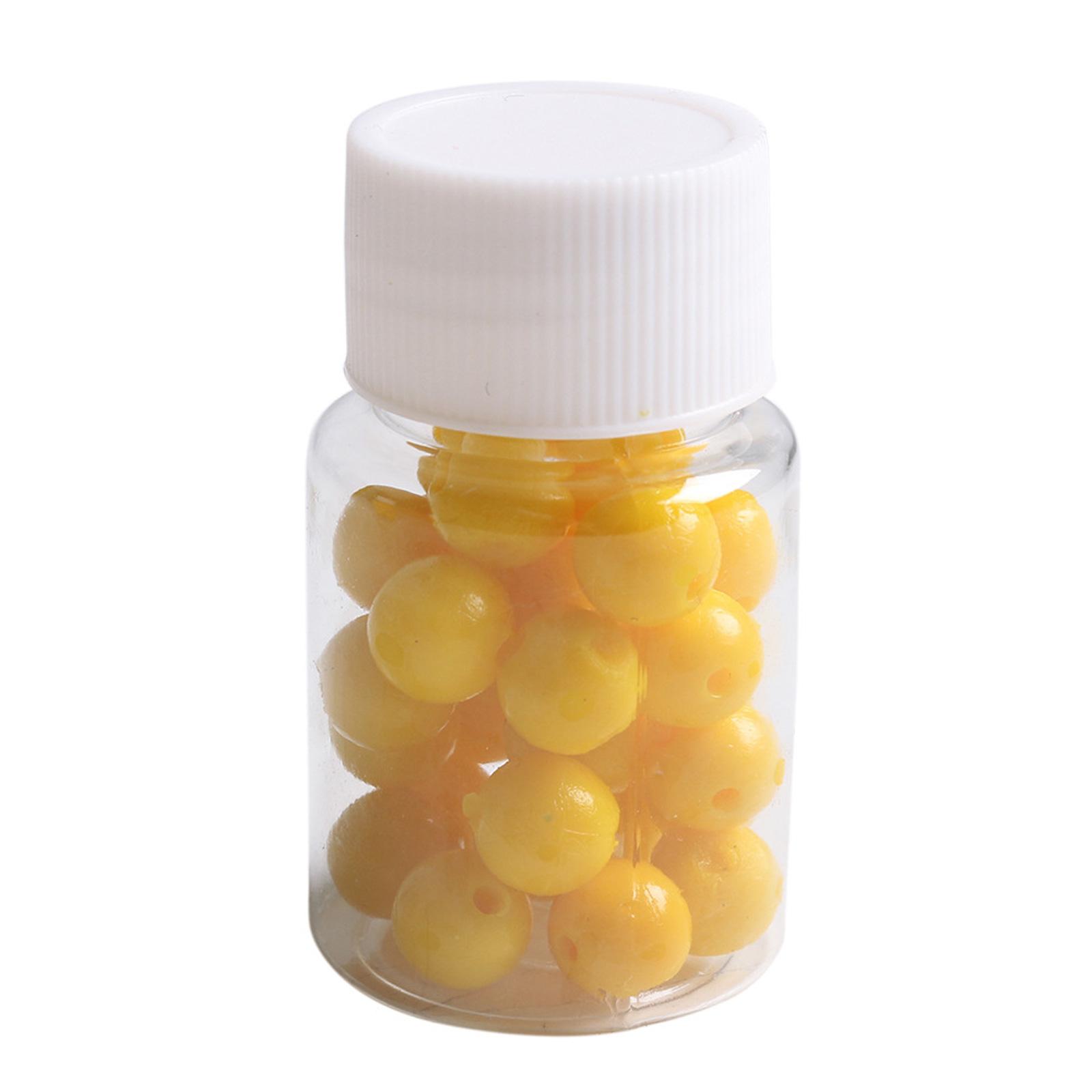 8mm/10mm/14mm Maisgeschmack Schwimmende Kugelköder Angelpose Perlen Weichköder Angelzubehör Angelköder für Karpfen Forelle 6