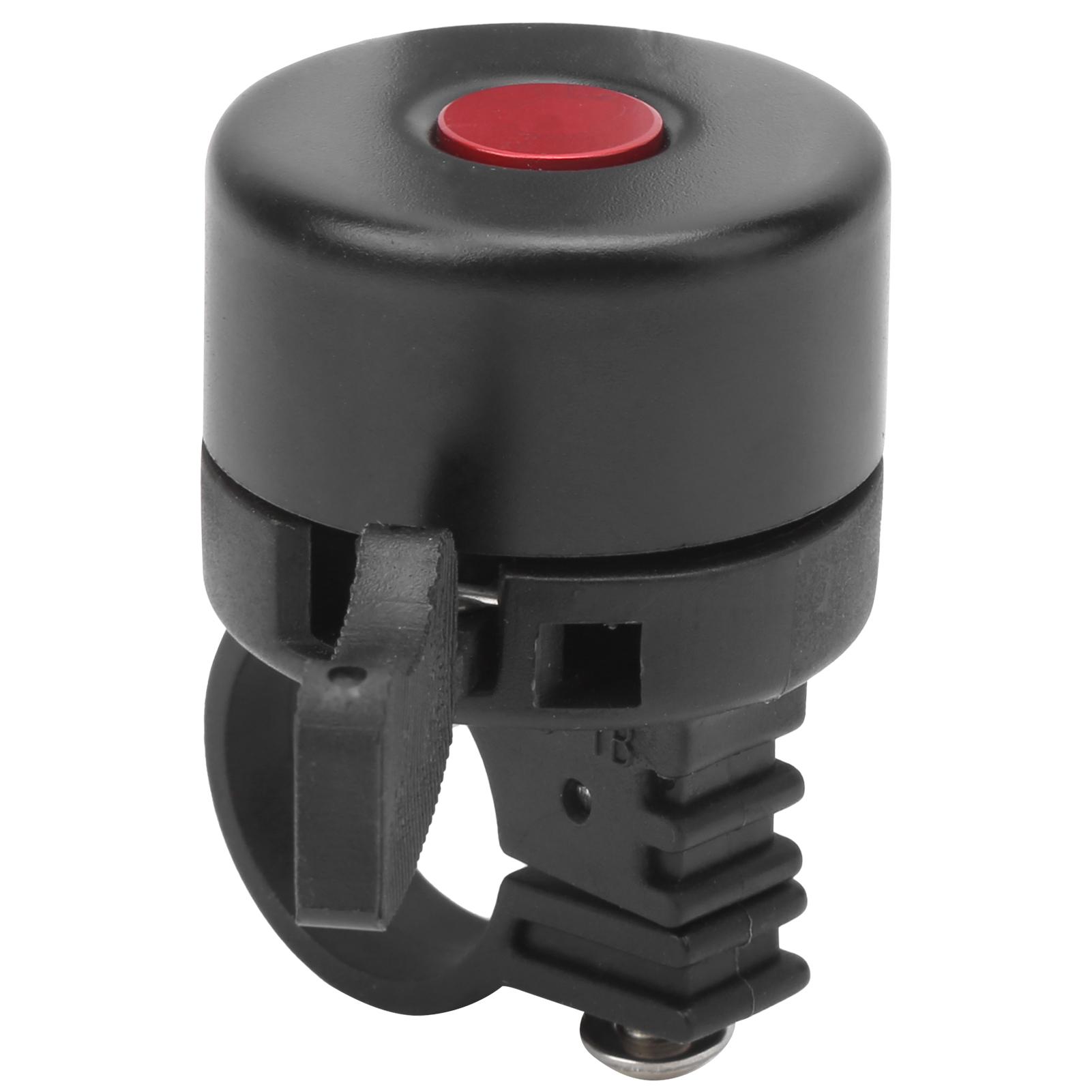 Mountainbike-Lenkerklingel, klassische Legierung, Fahrradklingel mit klarem Klang, Fahrradzubehör, Schwarz